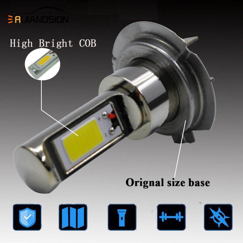 2x 80w Canbus Cob 900lm H1 H3 H7 Hb3 Hb4 H8 H11 Day Running