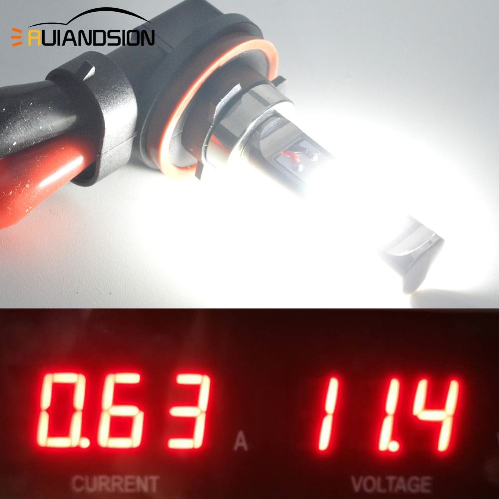 2x 80w Canbus Cob 900lm H1 H3 H7 Hb3 Hb4 H8 H11 Day Running