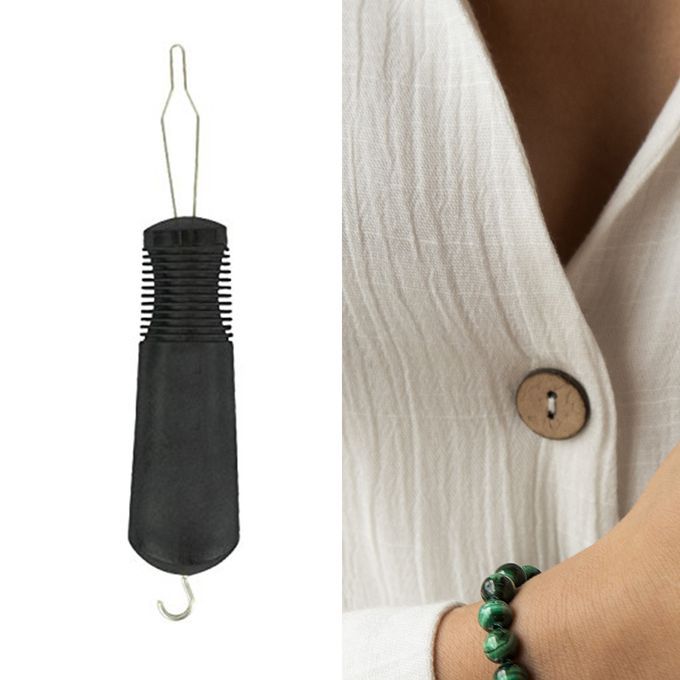 Incontinence Button Hook Zipper Pull Helper Dressing  Gripper