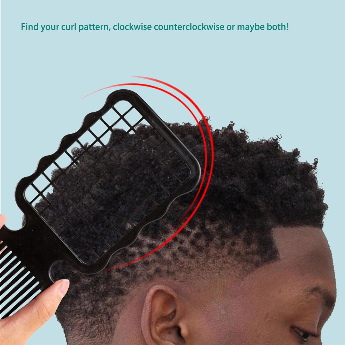 Weave Dreadlocks Hair Brush Tool Black