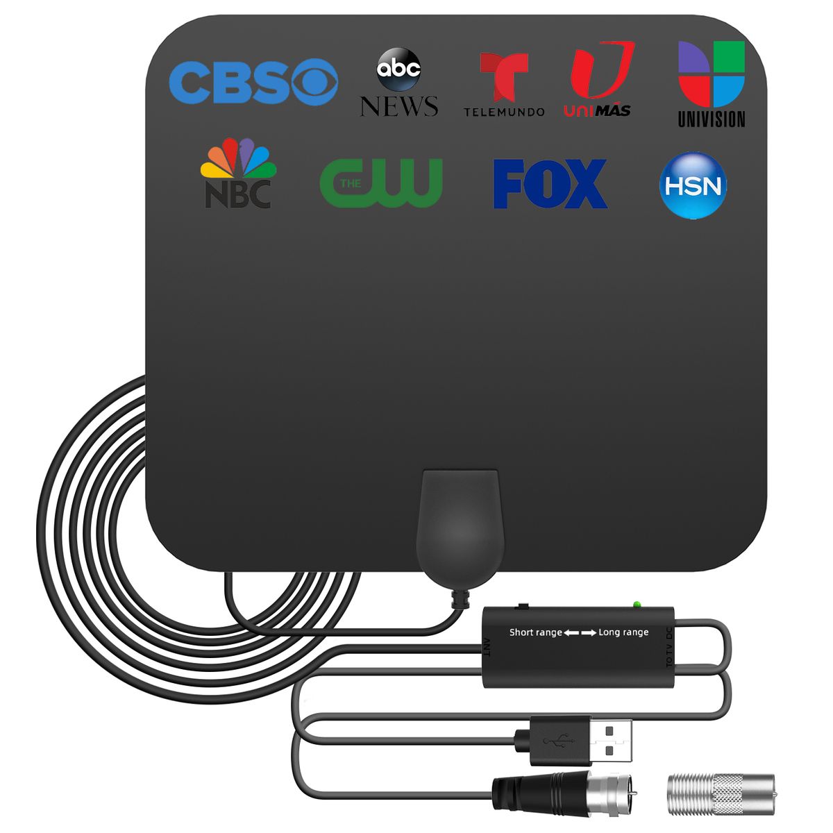 HD Digital TV Long 3600 Miles Range - Support 4K 8K 1080p Fire Tv Stick And All TV's - Indoor