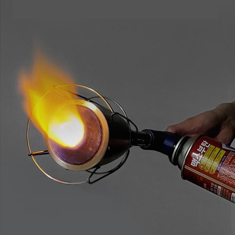 Camping GasTorch Heads High Power Outdoor Portable Burners Heads Charcoal Burning Tool Picnic BBQ Cooking Flamethrower Heads