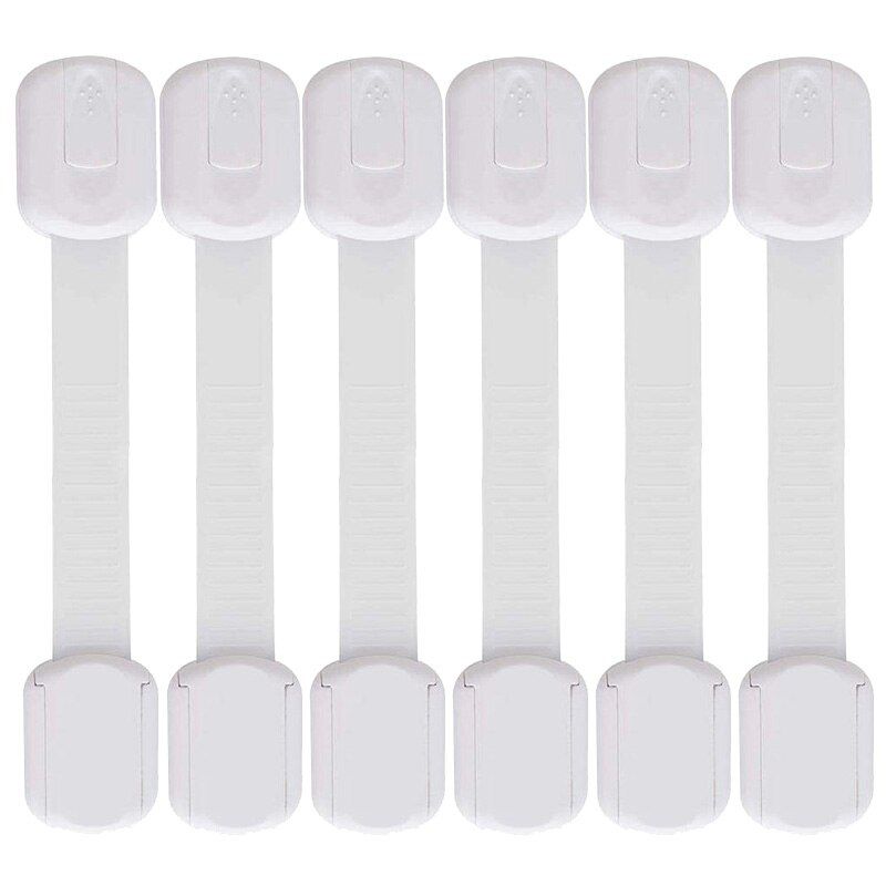 10Pcs Baby Proofing Child Safety S Lock For Cabinets Drawers Toilet Fridge Kids Children Security Protection 3M Adhesive Pad
