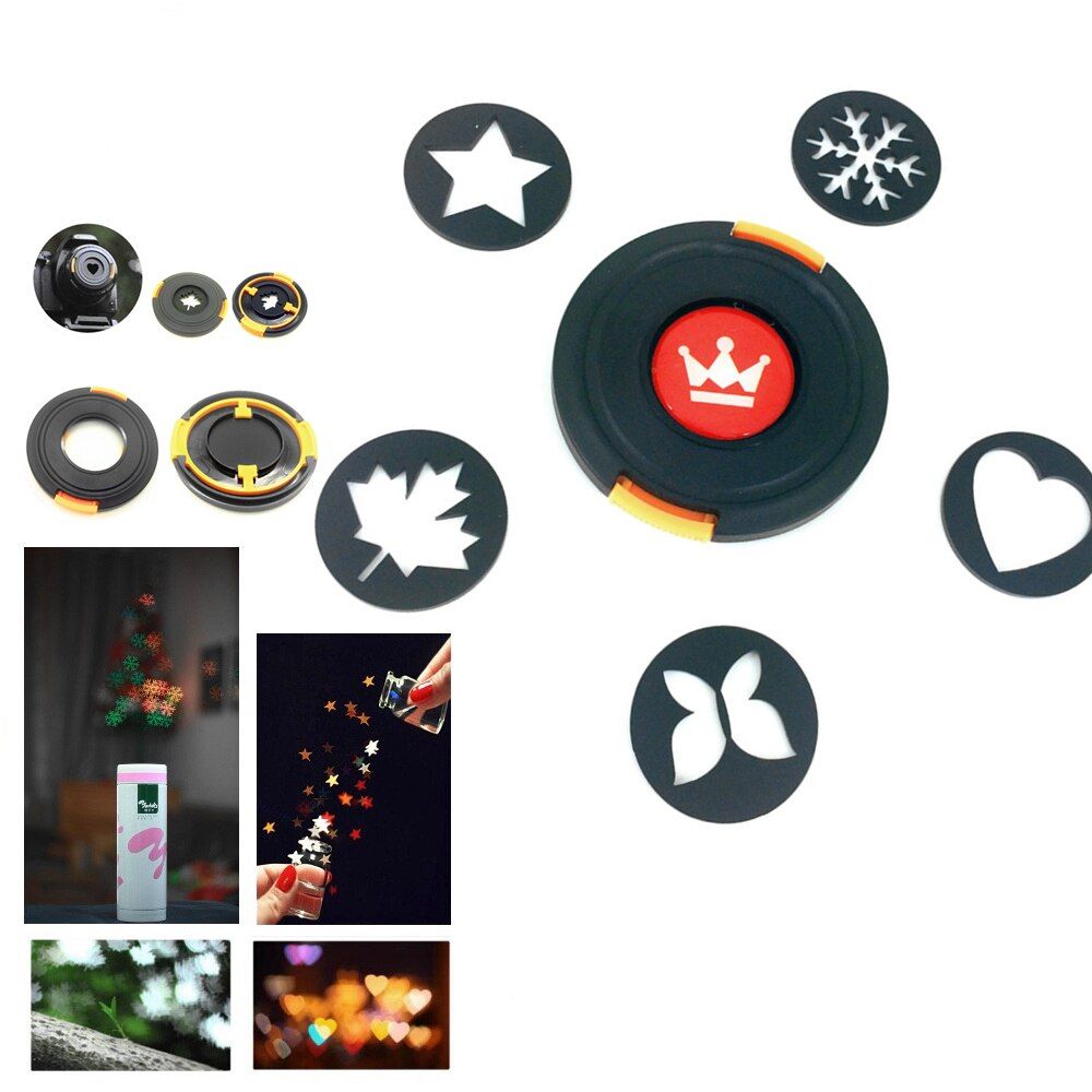 Bokeh Effect Lens Cap Cover Filter For Canon Nikon Yongnuo Prime Lenses Romantic Night Scene