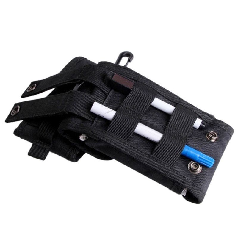 Outdoor Tactical Oxford Cloth Mobile Phone Holder Belt-Black