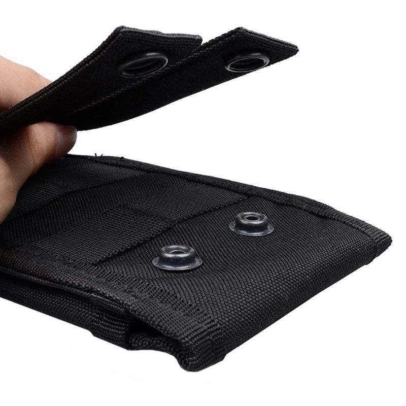 Outdoor Tactical Oxford Cloth Mobile Phone Holder Belt-Black
