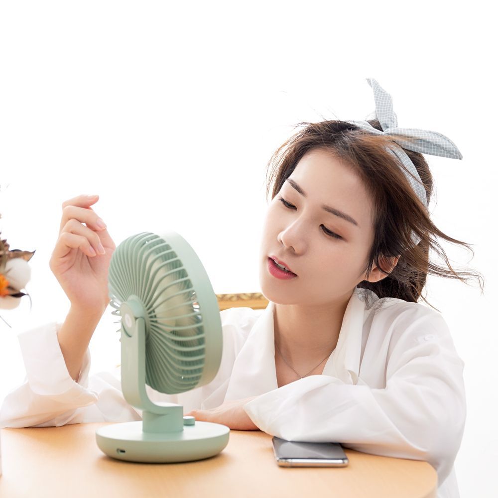 Desktop Fan Cooler Fan Flexible Handy For 3Life USB Shaking Mini Summer Head Portable Silence Mini Home Fan 120°Ballet Office