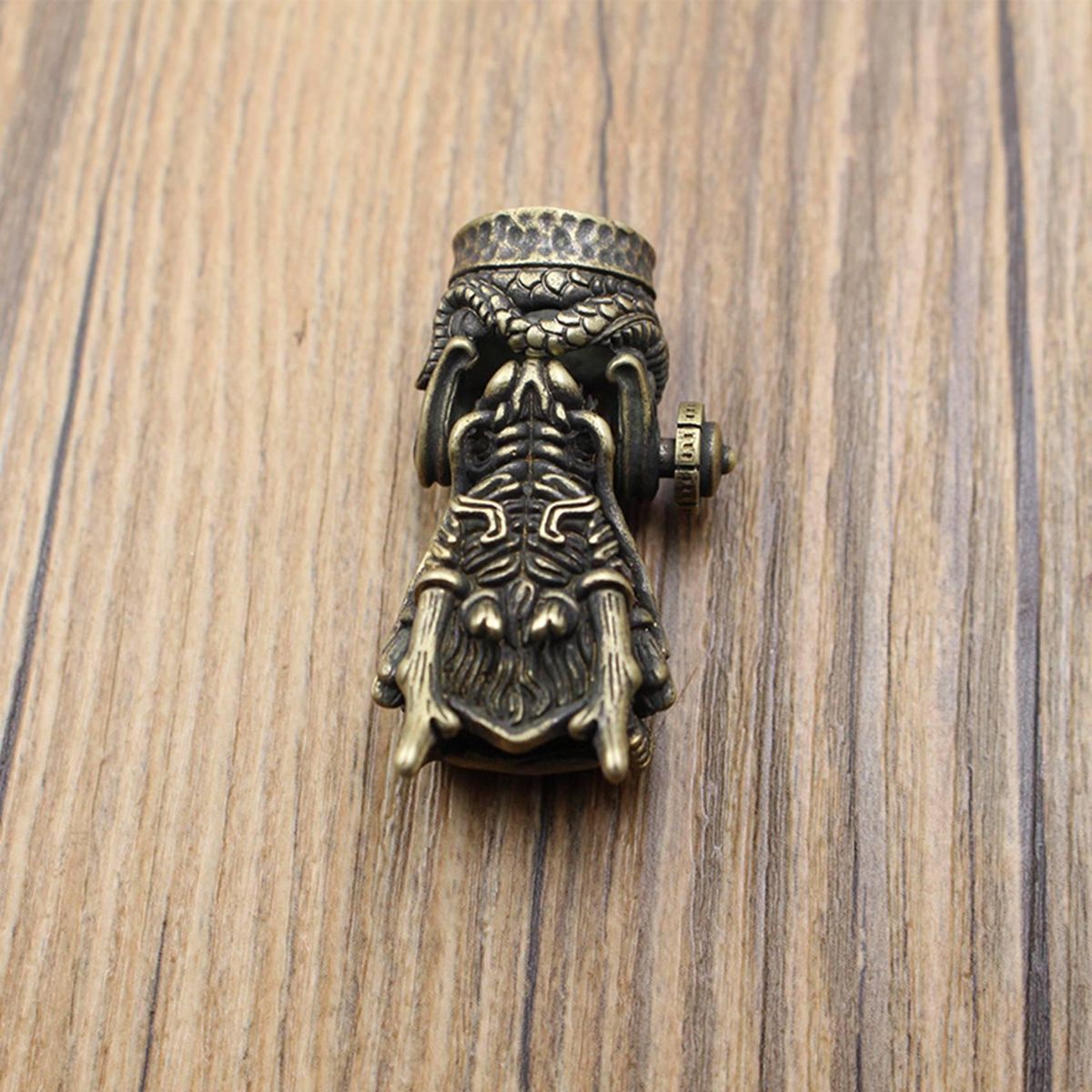 DIY Accessories Bracelet Braided Umbrella Rope Multi-Function Buckle Brass Outdoor Gadgets Personality Tail Buckle