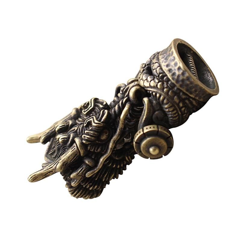 DIY Accessories Bracelet Braided Umbrella Rope Multi-Function Buckle Brass Outdoor Gadgets Personality Tail Buckle