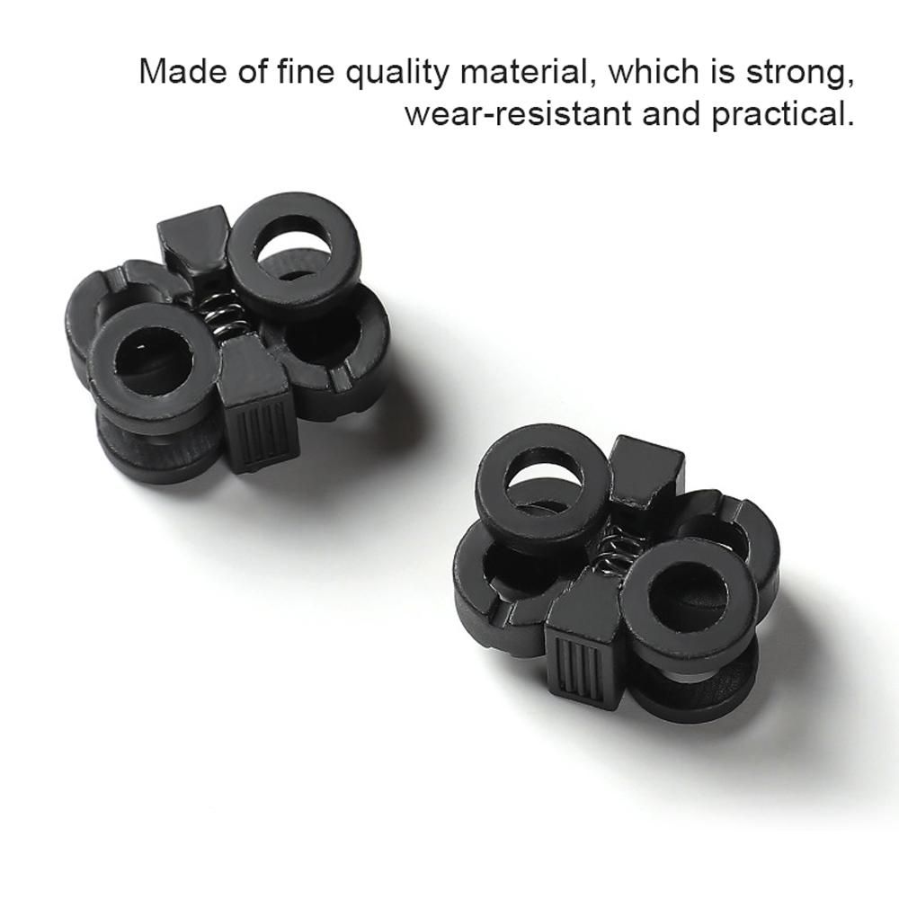 Cord Lock Wind Rope Spring Stopper Shoelace Toggle Shoelace Clamp Antislip Drawstring Clothing Backpack Paracord Cord Lock