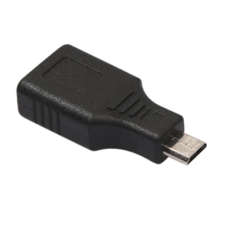 USB 2.0 Female to Micro USB 5 Pin Male Plug OTG Adapter-