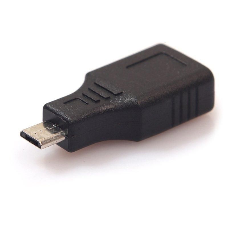 USB 2.0 Female to Micro USB 5 Pin Male Plug OTG Adapter-