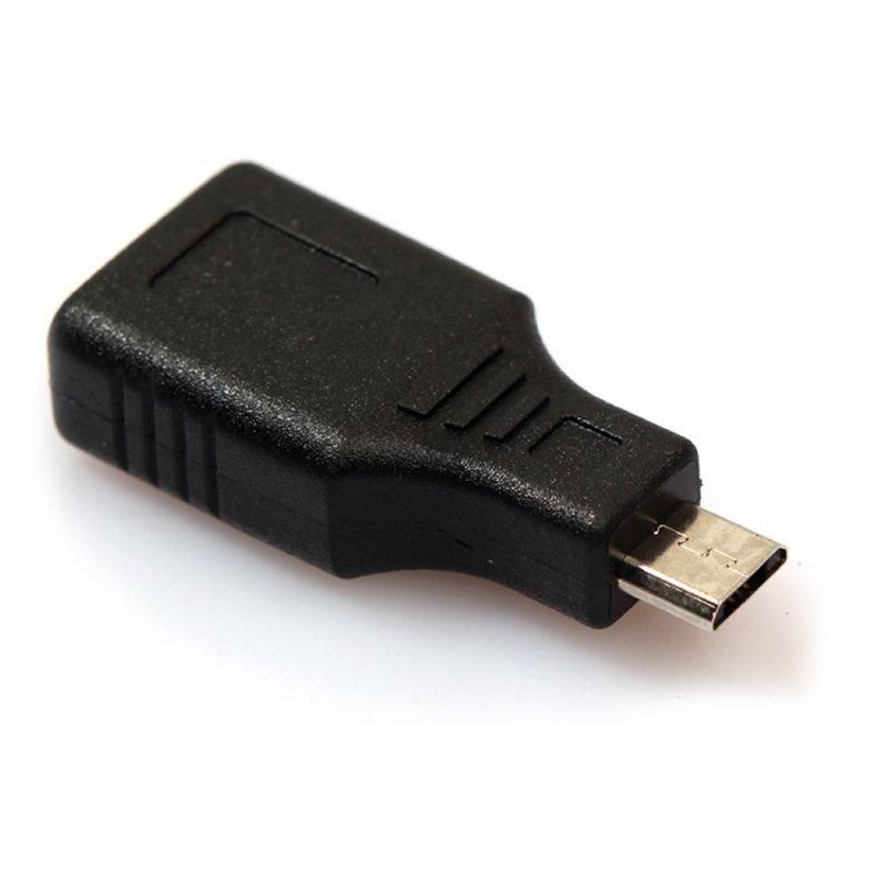 USB 2.0 Female to Micro USB 5 Pin Male Plug OTG Adapter-