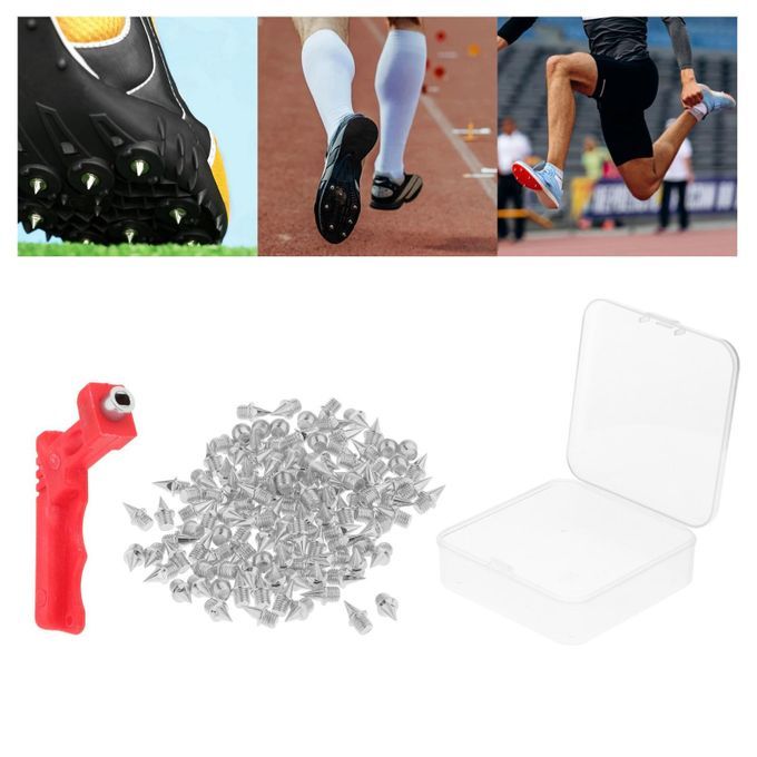 Shoe Spikes Replacement For Track Field Shoes Sprint Sports Silver