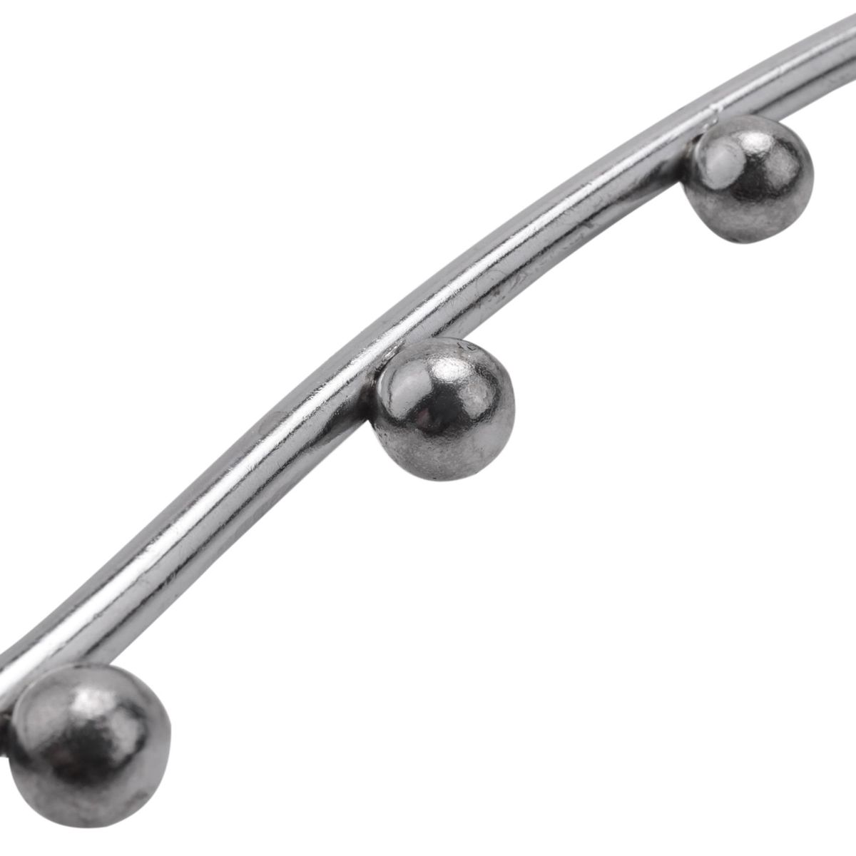 Wall Mount Waved Waterfall Hanger Rack 7 Beads Garment Display Hooks