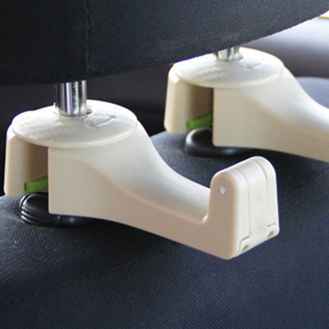 Universal  Ar Headrest Hook Phone Holder  Ar Ba K Seat Headrest Magneti  Mount-beige