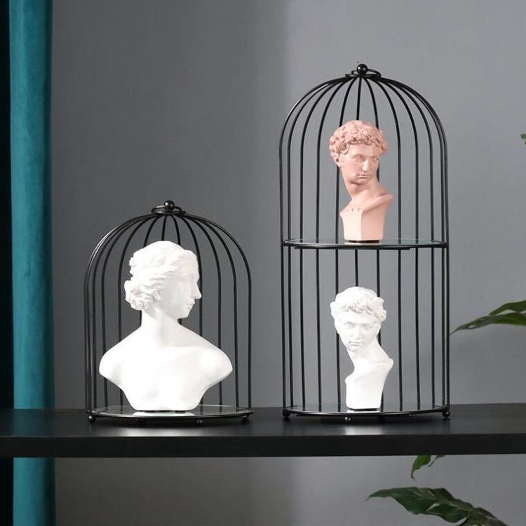 Cosmetic Storage Rack, Size:Small, Color:Gold