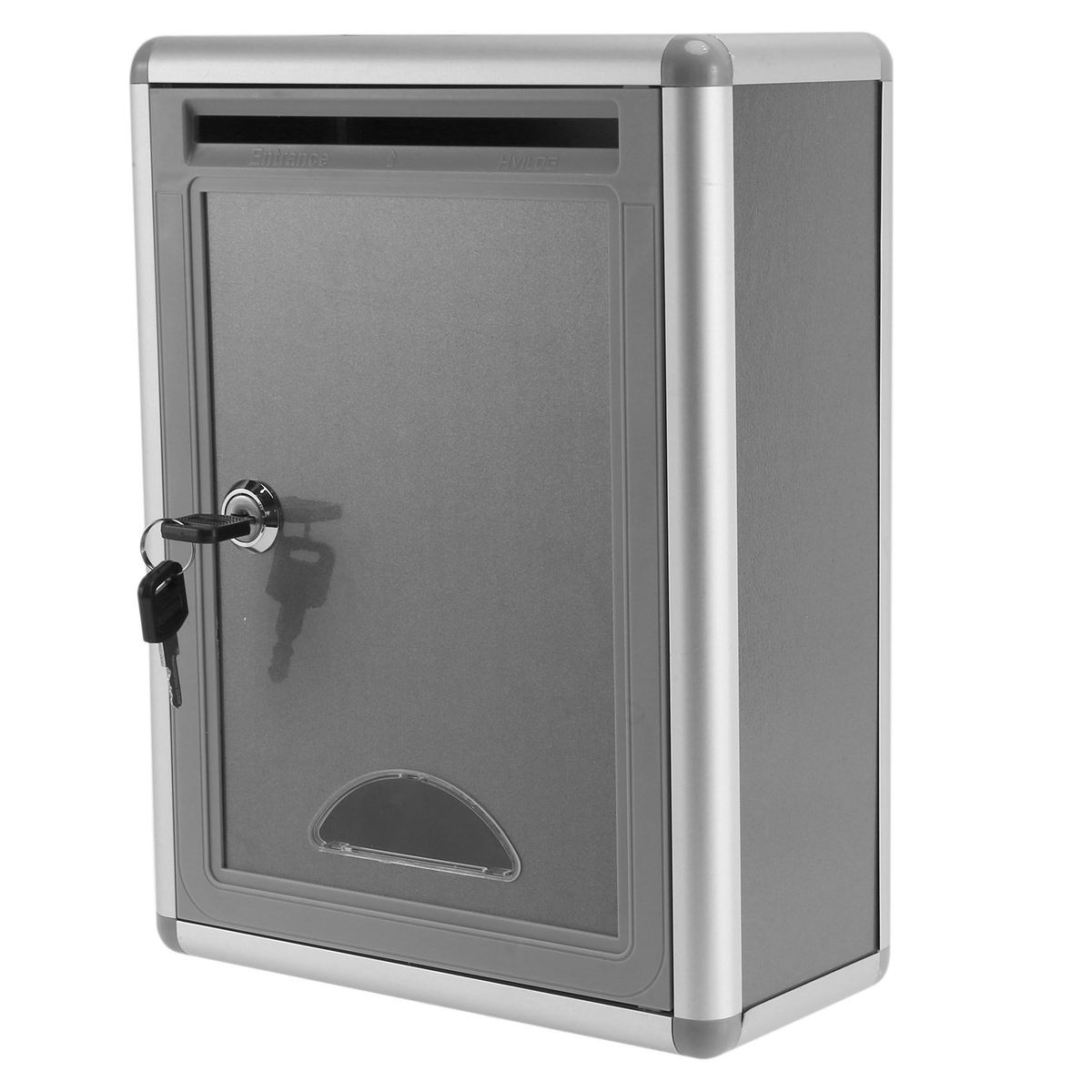 Aluminum Alloy Lockable Secure Mail Letter Post Box Mailbox