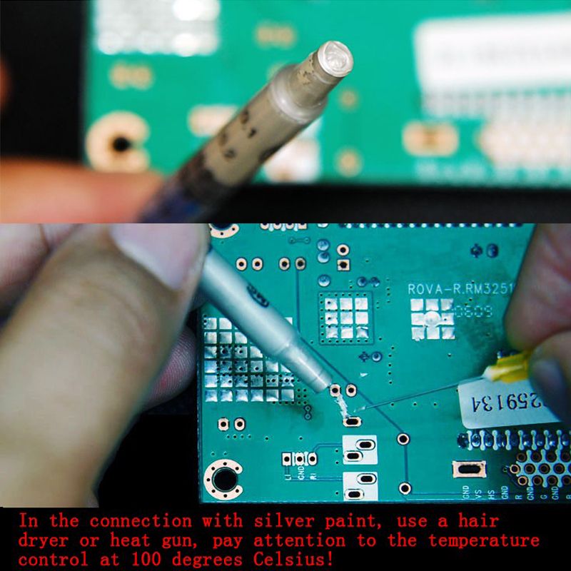 3pcs 0.3ml Conductive Silver Paint Conductive Adhesive Conductive Silver Paste For Circuit Board Repair Keyboard Repair