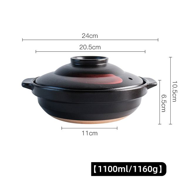 Casserol Pots Rice High Temperature Resistant Cooking Pan