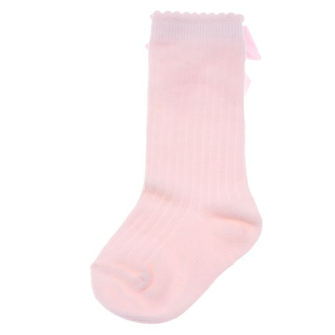 Baby Girls Knee High Socks Bowknot Toddler Babies School Pink 2-4T