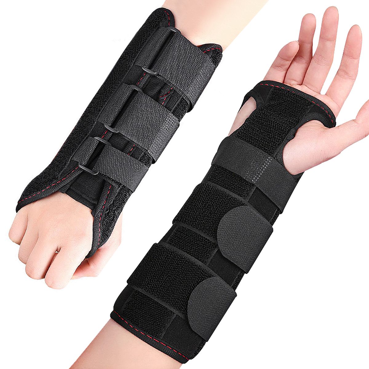 2pcs Carpal Tunnel Wrist Splint Wrist Support Brace For