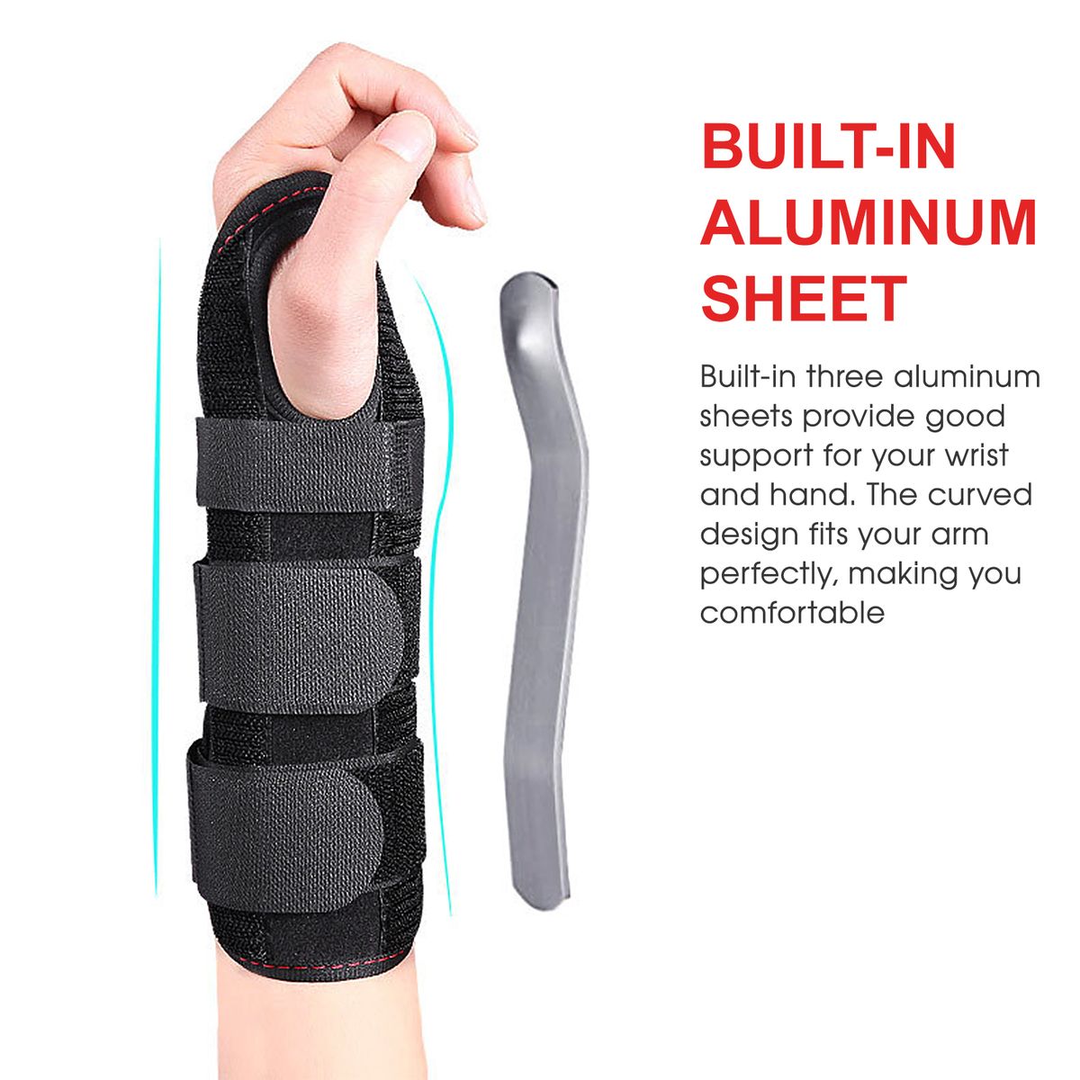 2pcs Carpal Tunnel Wrist Splint Wrist Support Brace For