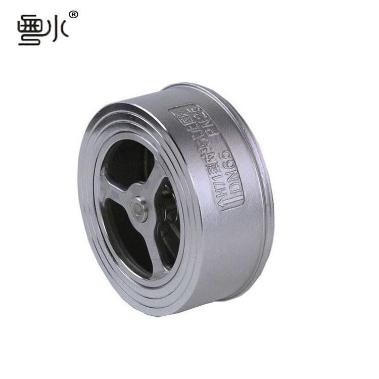 Valve Manufacturer 4 Points 6 Points 1 Inch 2 Inch 4 Inch H71w One-Way Check Valve 304 Stainless Steel Wafer Check Valve