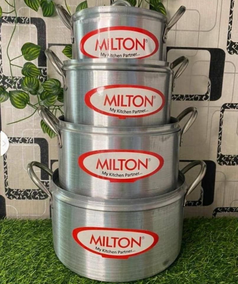 4 Pcs Milton Aluminum Cooking Pots