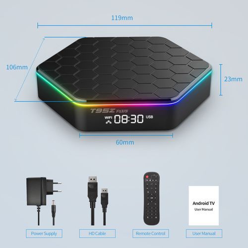 T95Z Plus Android 12.0 Smart TV Box Allwinner H618 4GB+64GB