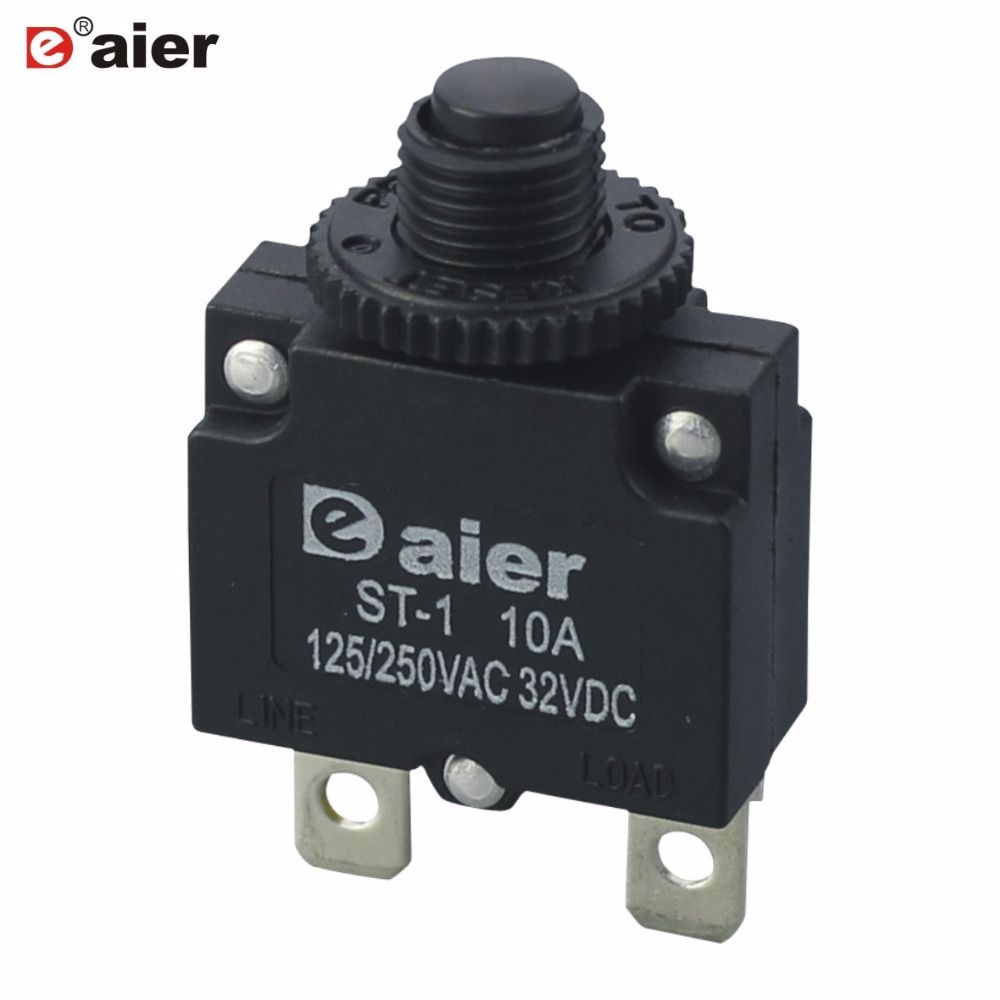 5Pcs Circuit Breaker Overload Protector Switch 5A  10A 15A