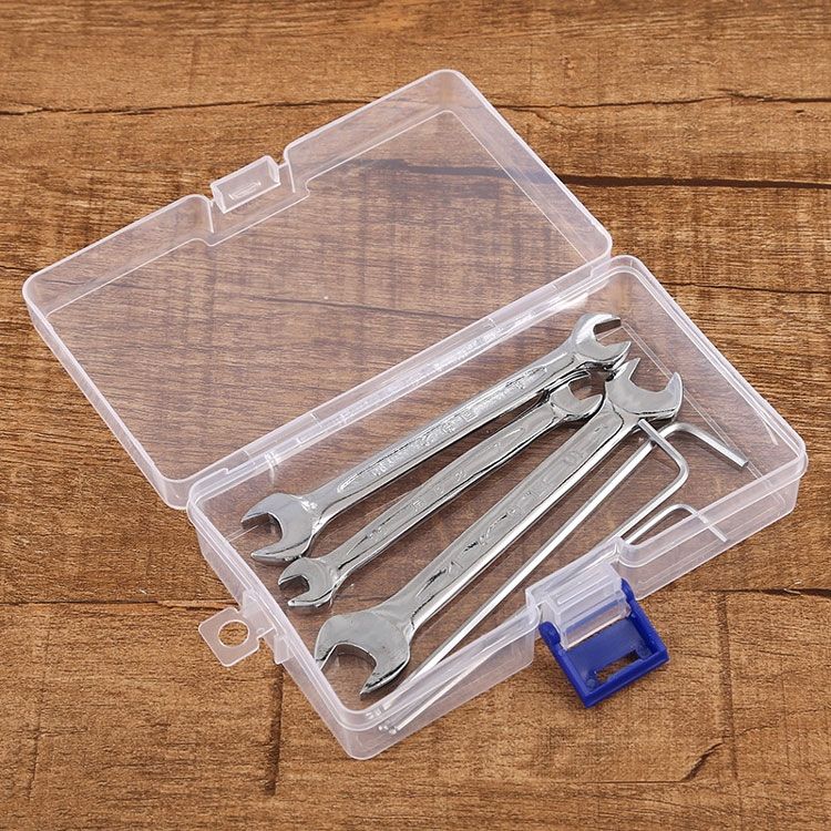10 PCS Clear Plastic Box Storage Container