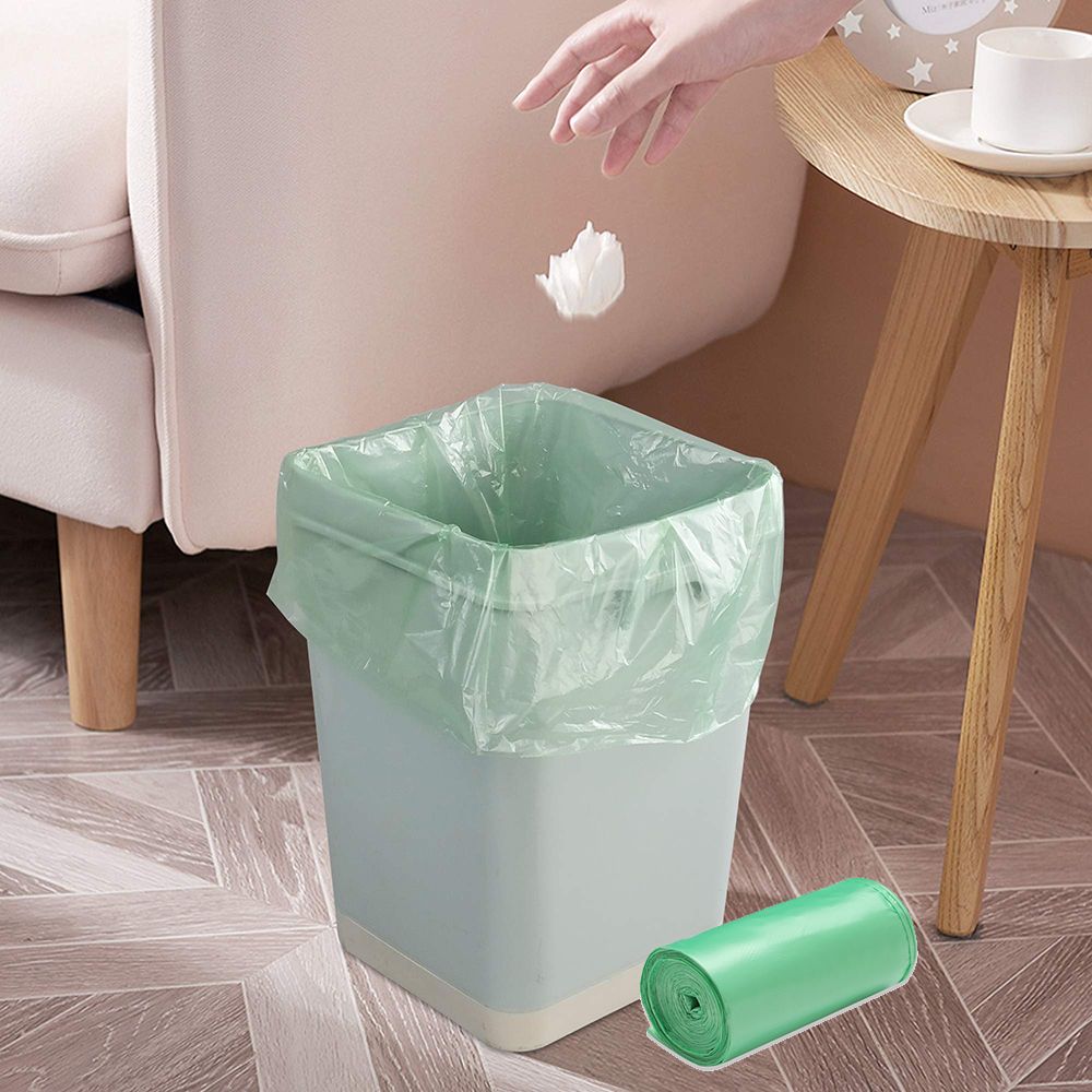 360 Swing Plastic Waste Bin + 3Rolls (90pcs) Garbage Bags