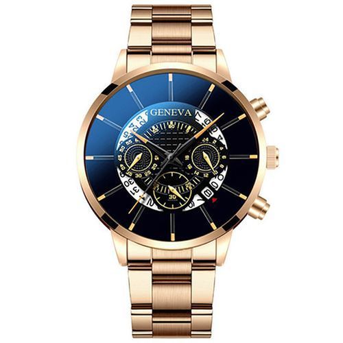 Watches For Men Quartz Watch Stailness Steel - Rose Gold