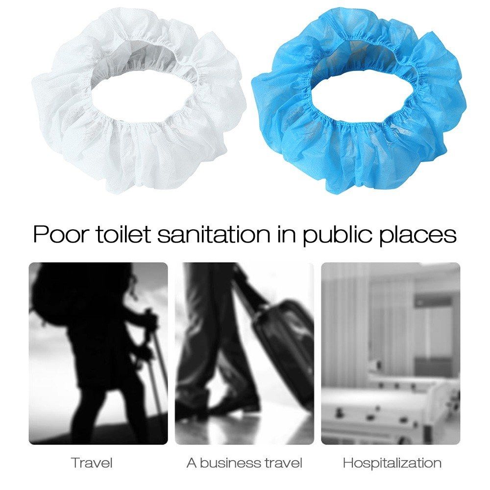100pcs Disposable Toilet Covers Cushions Seat Cover