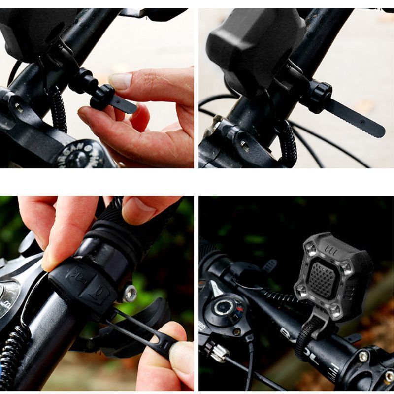 Super Bright Bike Horn Lights Front Usb Rechargeable Led