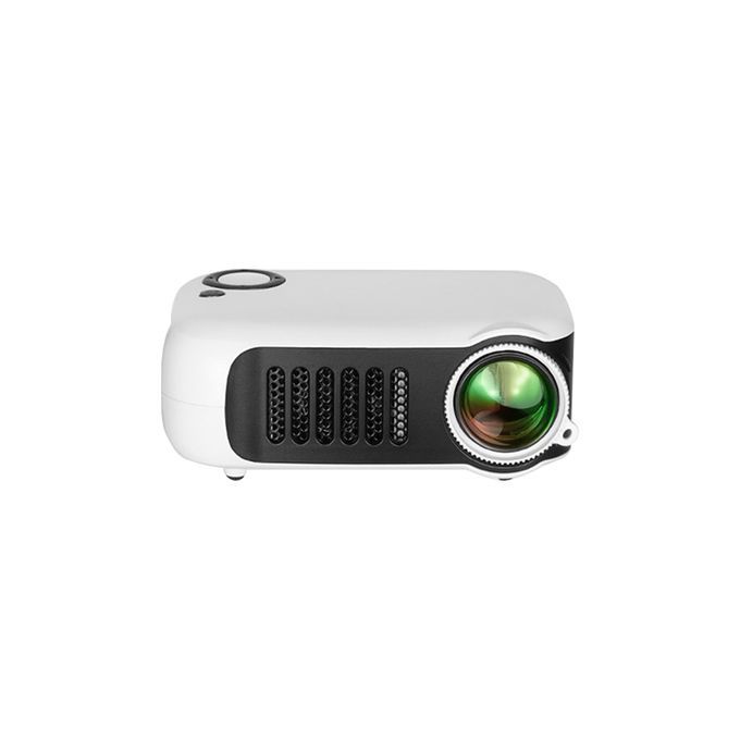 TRANSJEE Mini Portable LCD Projector Support 1080P TF Card
