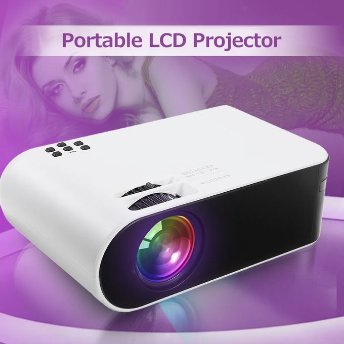 Portable LCD Projector 720P Physical Resolution Multiple