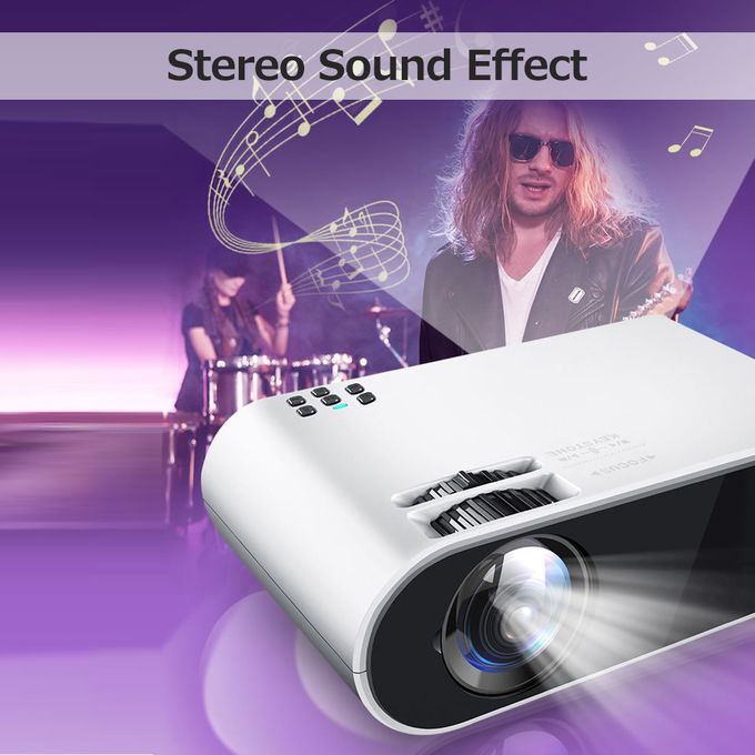 Portable LCD Projector 720P Physical Resolution Multiple