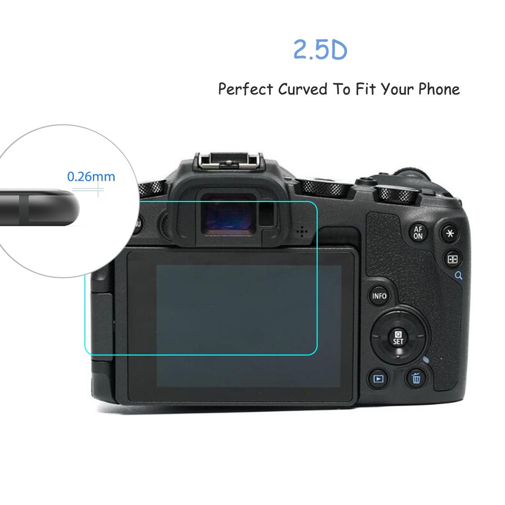 Tempered Glass Screen Protector For Canon Eos Rp Digital 9h