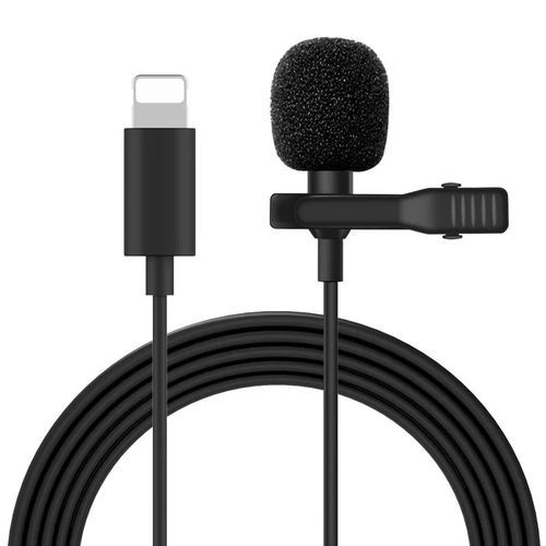 Tie Clip IPhone Lapel Lavalier Vlogging Microphone For Iphone