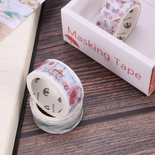 10Pcs/Set Decorative Kawaii Washi Tape Set