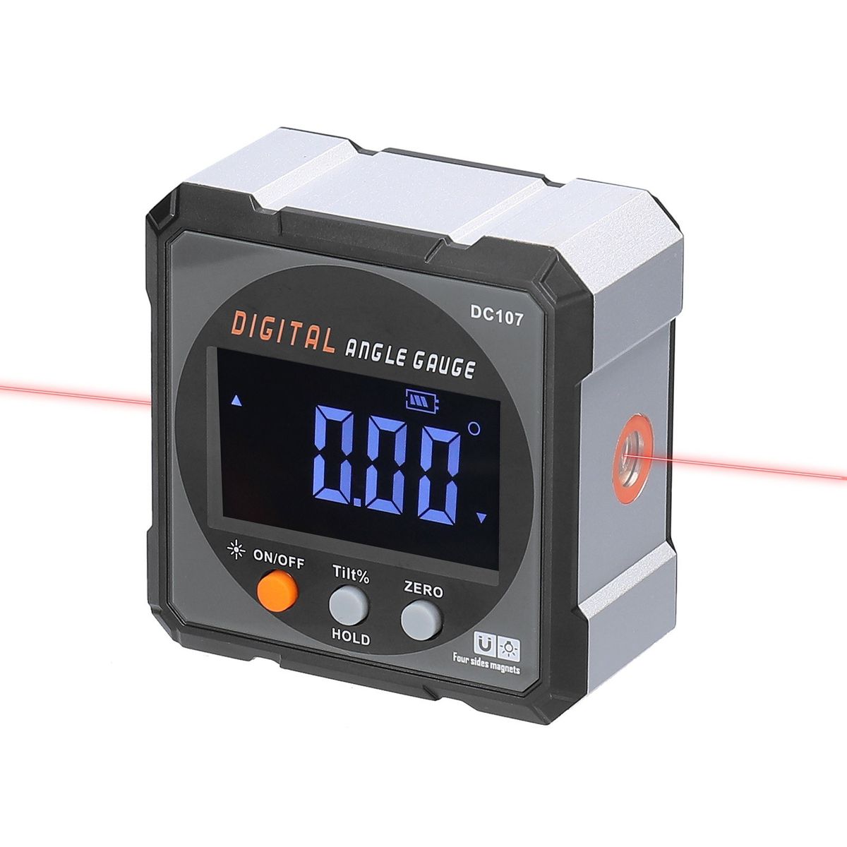 4*90° Digital Protractor Inclinometer Protractor IP54 Grade