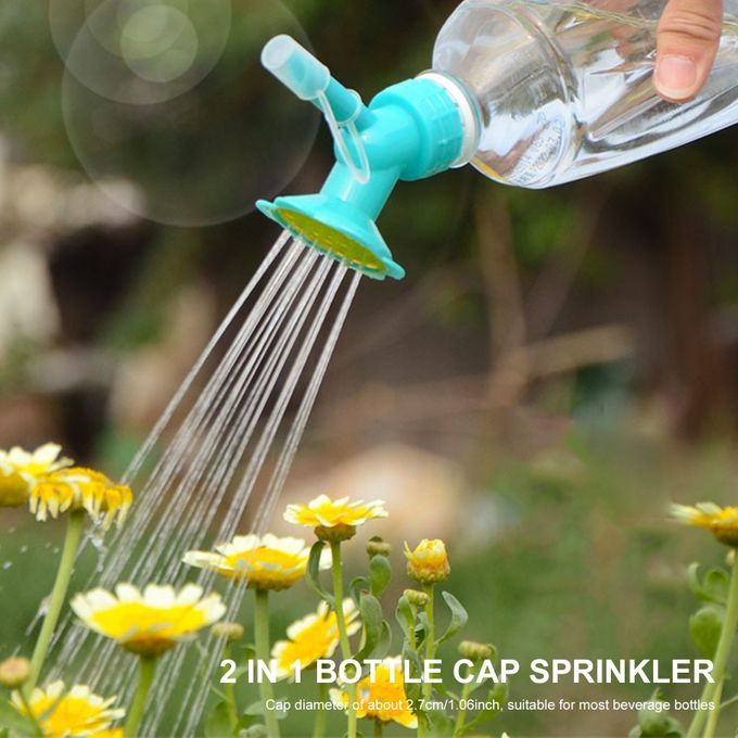 2 In 1 Bottle Cap Sprinkler Dual Head Bottle Watering Spout