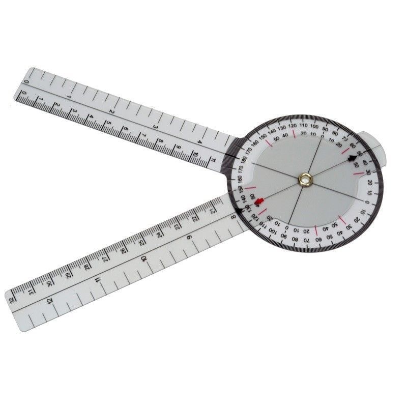 13 Inch 33cm Calibrated Goniometer Medical Joint Ruler 360