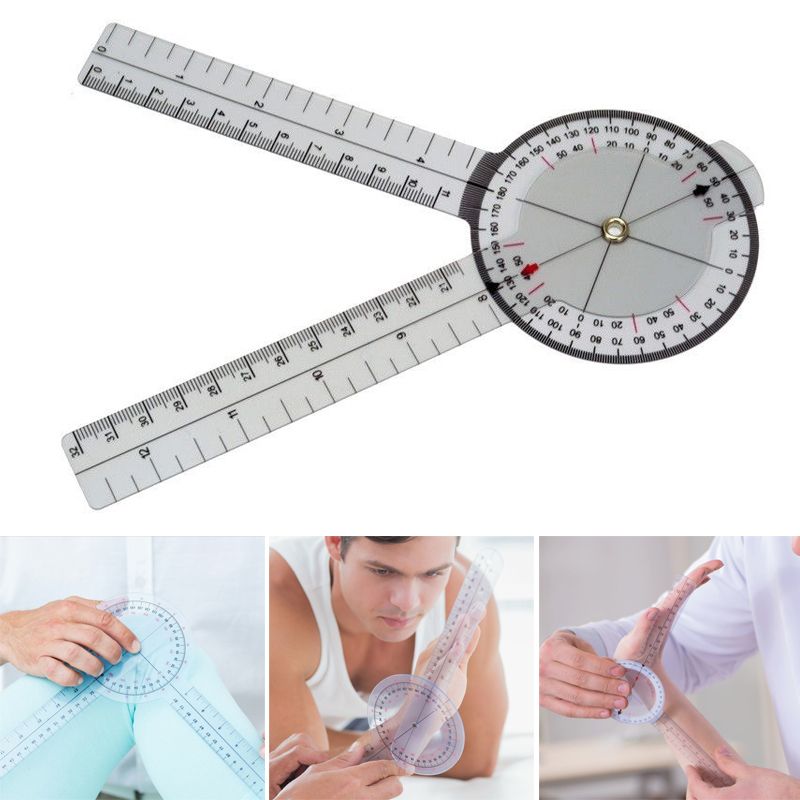13 Inch 33cm Calibrated Goniometer Medical Joint Ruler 360