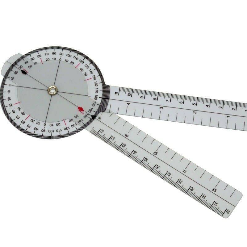 13 Inch 33cm Calibrated Goniometer Medical Joint Ruler 360