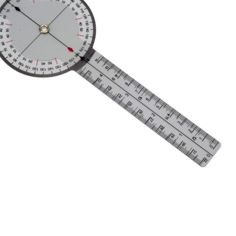 13 Inch 33cm Calibrated Goniometer Medical Joint Ruler 360