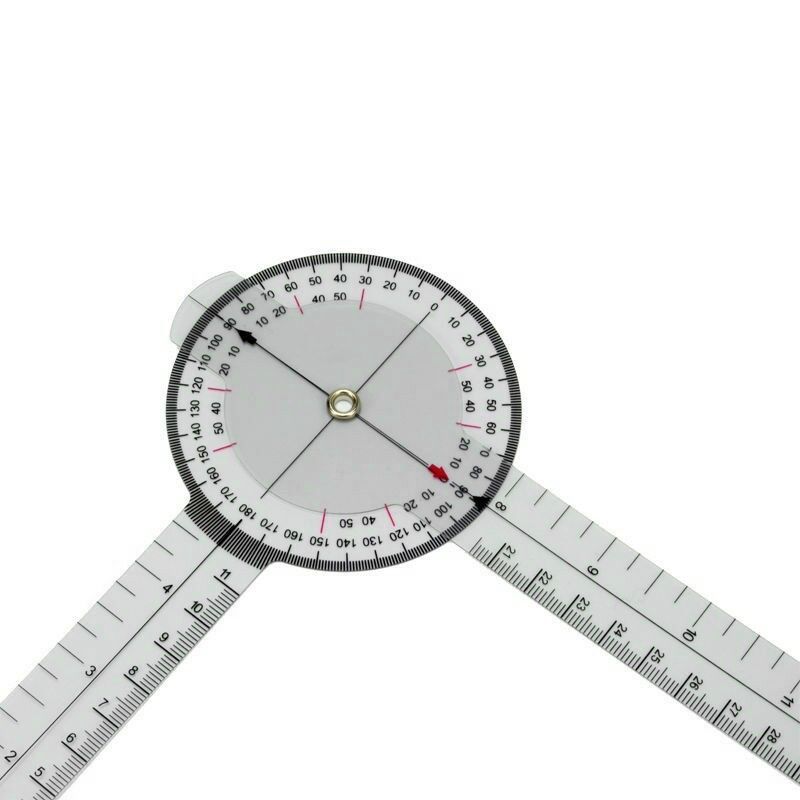 13 Inch 33cm Calibrated Goniometer Medical Joint Ruler 360