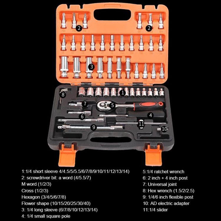 53 In 1 Car Repair Toolbox